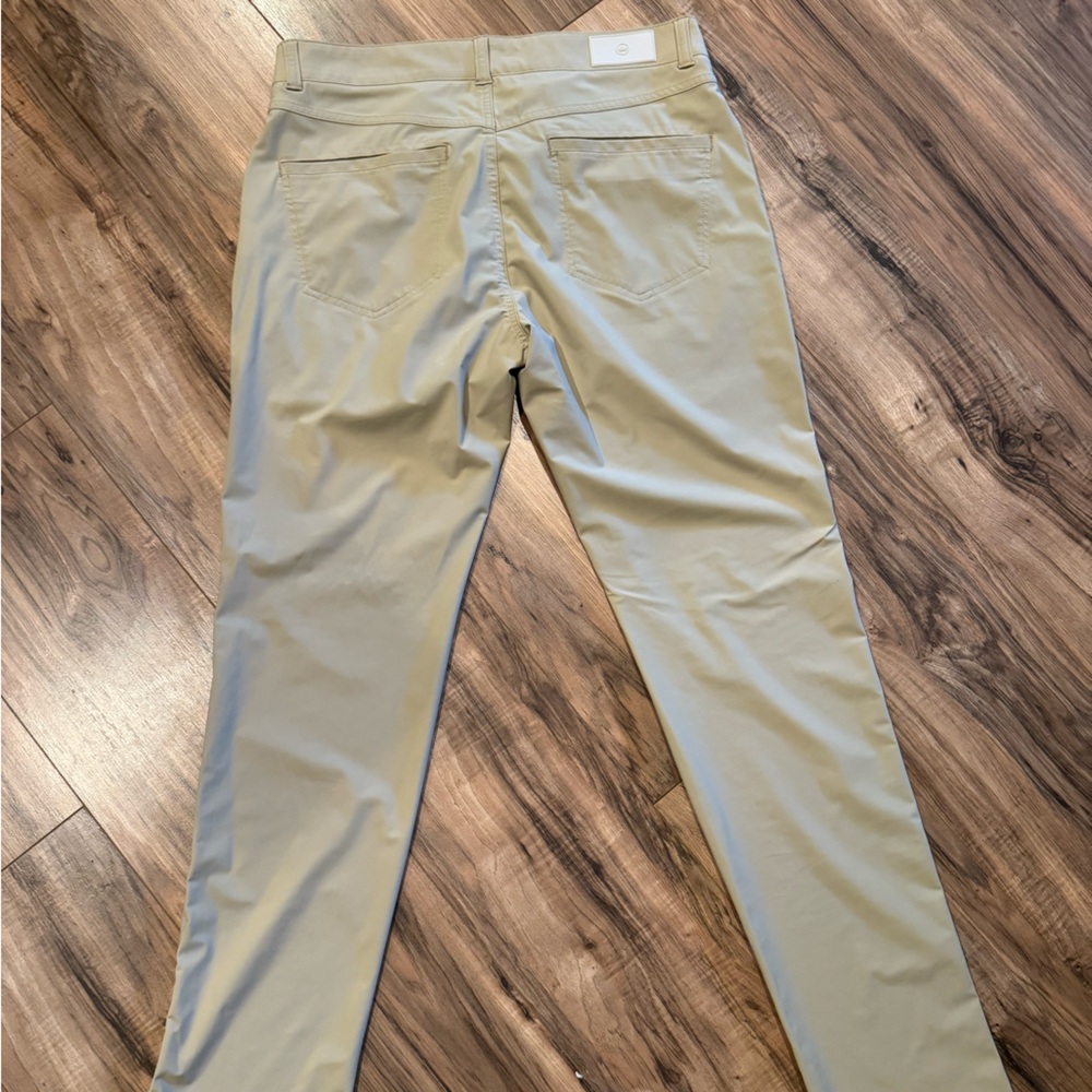 Peter Millar Beige Bingham Performance Five-Pocke… - image 3